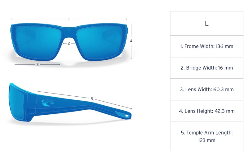 Costa Del Mar Tuna Alley PRO Blue Mirror