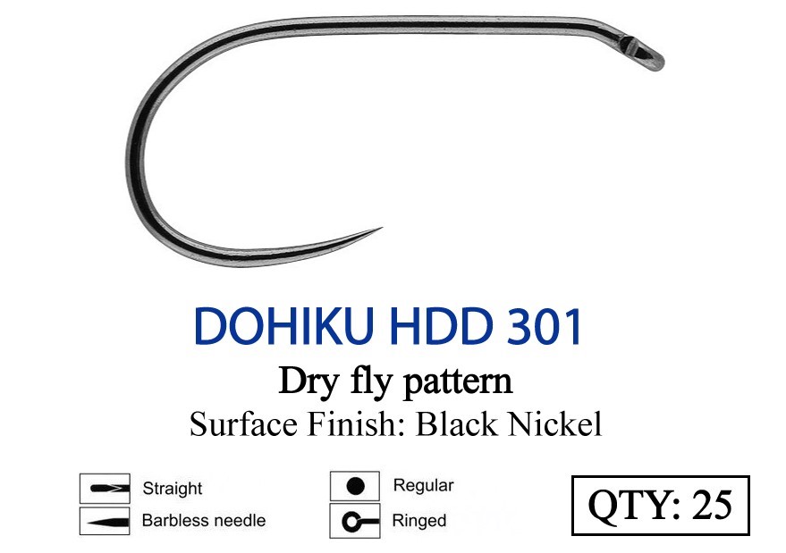 Muškařské háčky Dohiku HDD 301