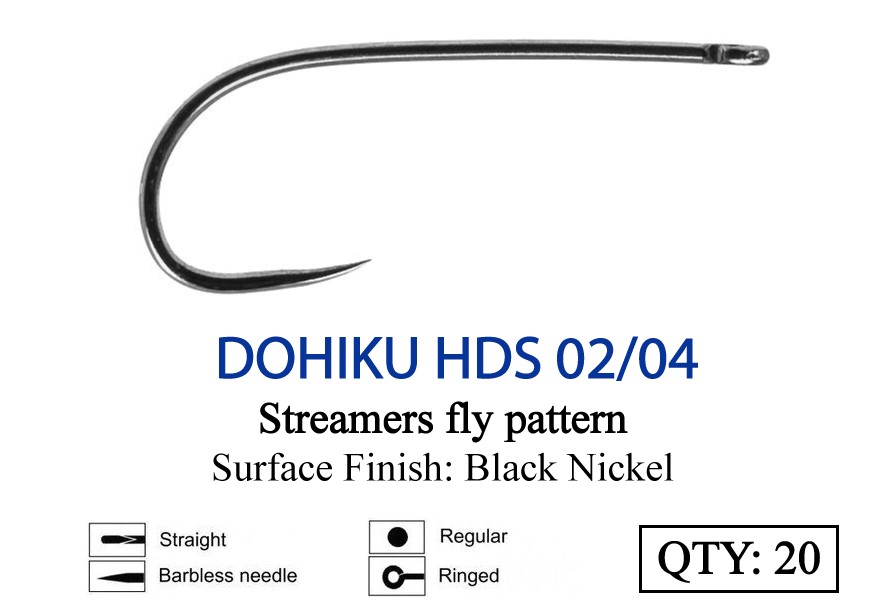 Muškařské háčky Dohiku HDS