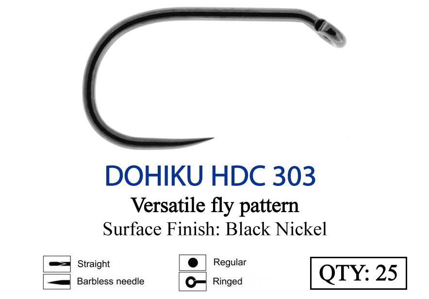 Muškařské háčky Dohiku HDC 303