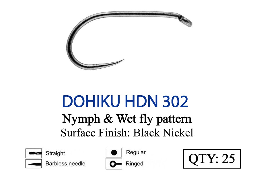 Muškařské háčky Dohiku HDN 302