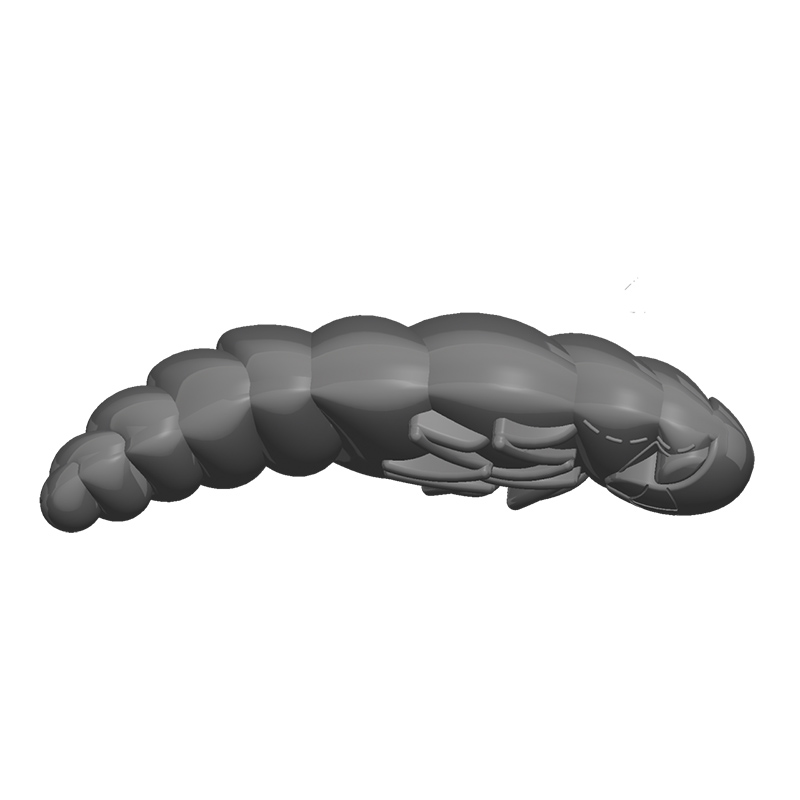 Libra Lures LARGO 35 Black 040 (Cheese)