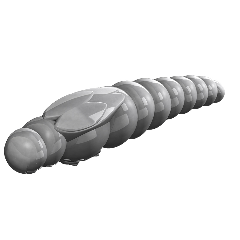 Libra Lures LARGO SLIM 34 Black 040 (Krill)