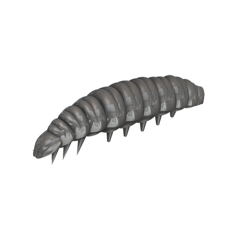 Libra Lures LARVA 45 Hot Yellow 006 (Krill)