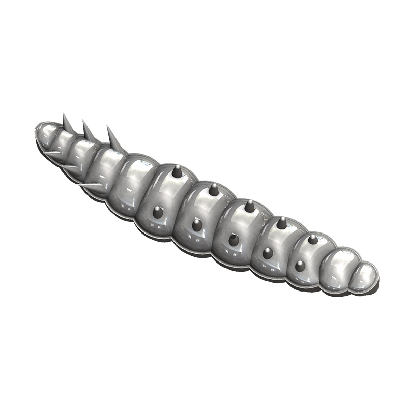 Libra Lures LARVA 45 Hot Yellow 006 (Krill)