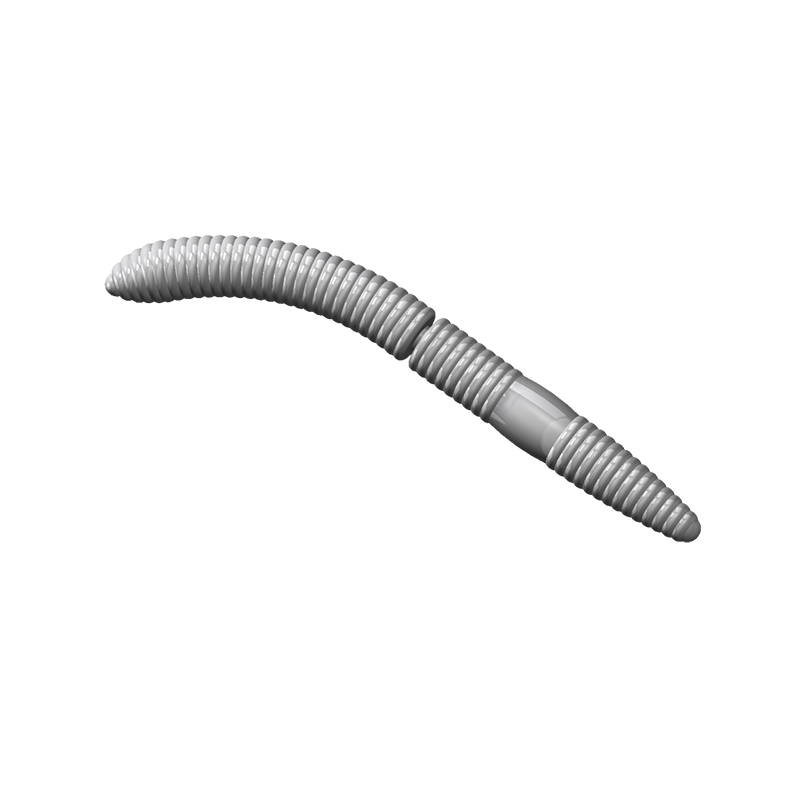 Libra Lures FATTY D'WORM Silver Pearl