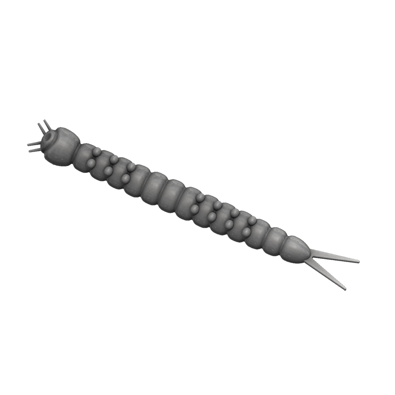 Libra lures SLIGHT WORM 38 Olive 031 (Krill)