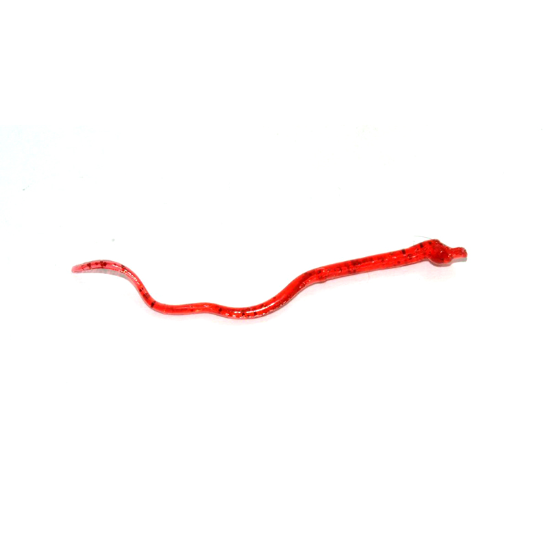 Hareline Mini Squiggle Worms UV Clear