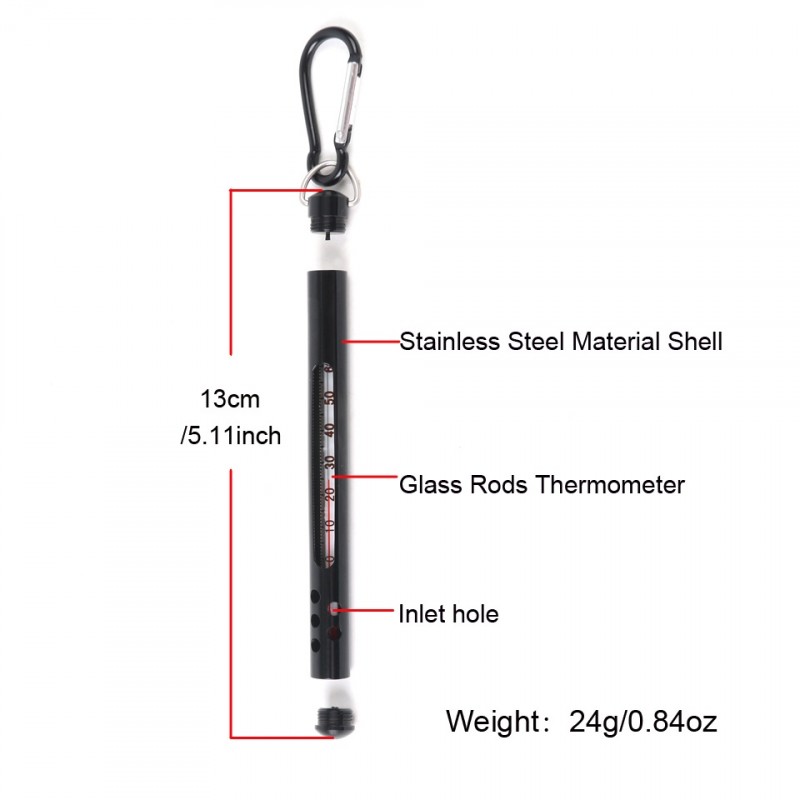 Rybářský teploměr Thermometer Traper Green