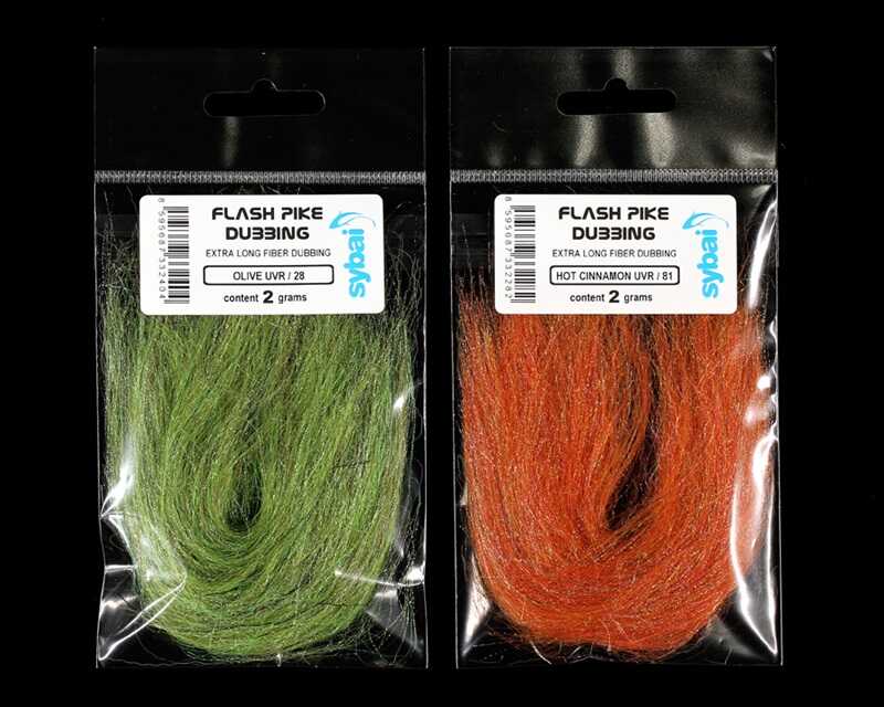 Sybai Flash Pike Dubbing Light Olive Dun UVR / 26