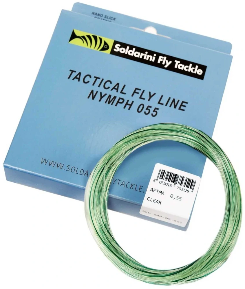 Soldarini Euro Nymphing Line Mono Core Clear Camou