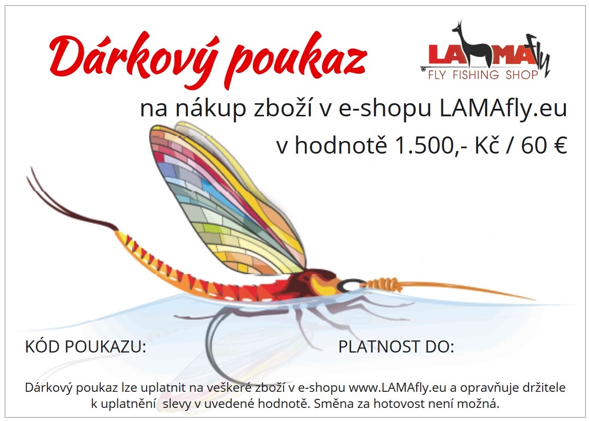 Dárkový poukaz v hodnotě 1500,- Kč