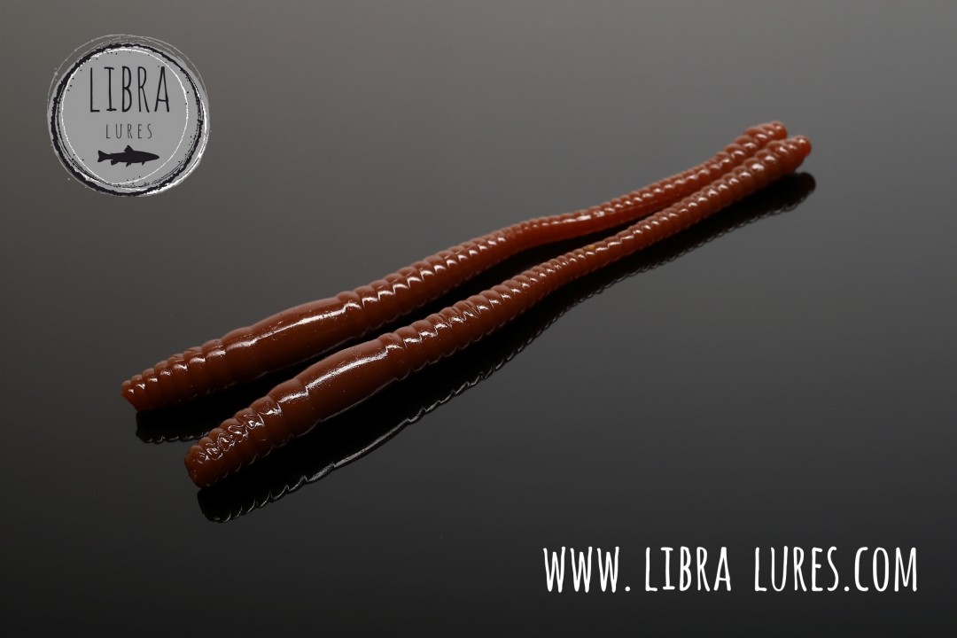 Libra Lures DYING WORM 70 Brown 038 (Cheese)