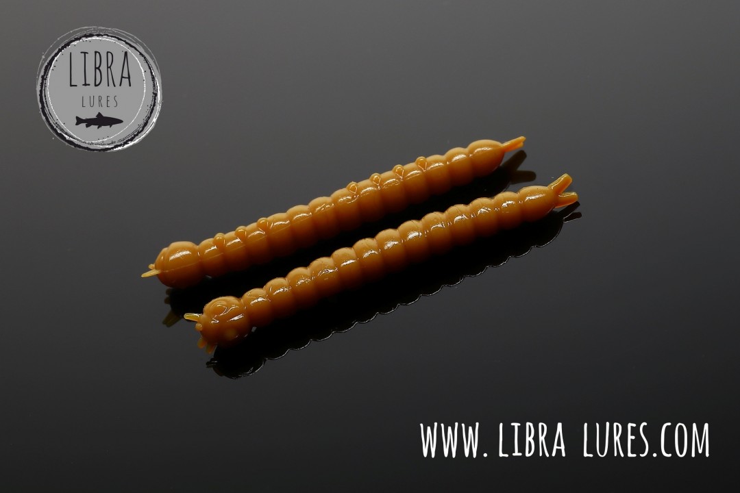 Libra lures SLIGHT WORM 38 Coffee Milk 036 (Cheese)