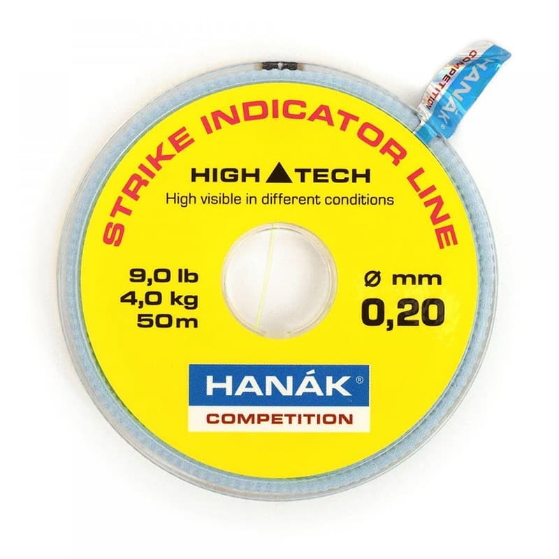 Hanák Strike Indicator Line 50m Fluo Yellow 0,25mm