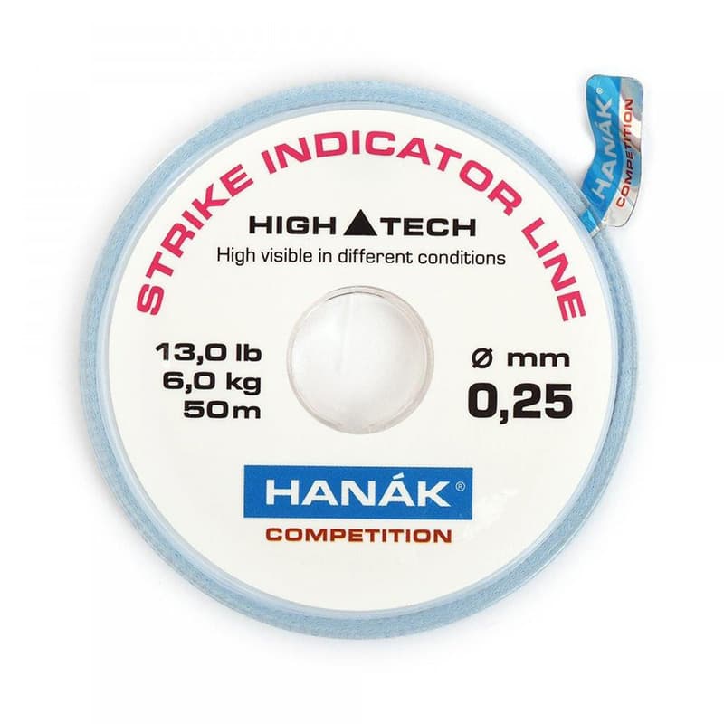Hanák Strike Indicator Line 50m Fluo White 0,20mm