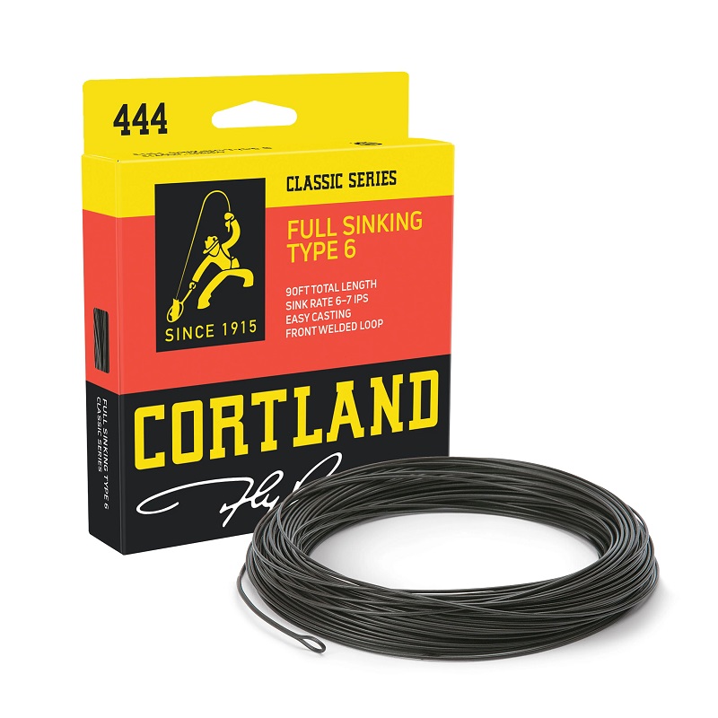 Muškařská šňůra Cortland 444 Full Sinking Type 6