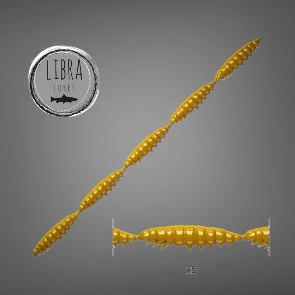 Libra Lures LARVA MULTI 5x25mm Coffee Milk