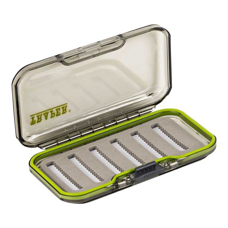 Krabička na mušky Traper Dry Fly Push Open Waterproof Box