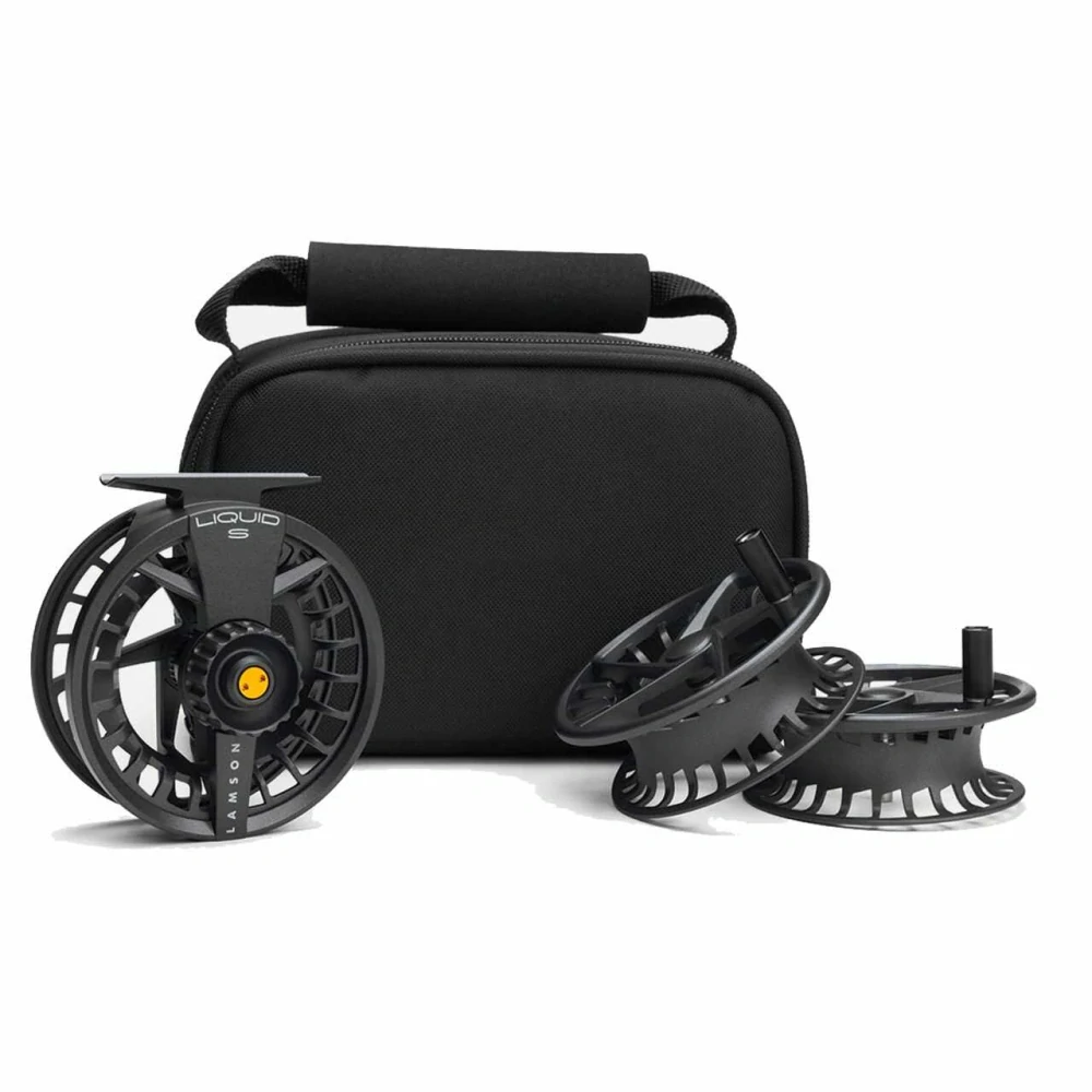 Muškařský naviják Waterworks Lamson Liquid S HD -9+ 3-Pack Smoke