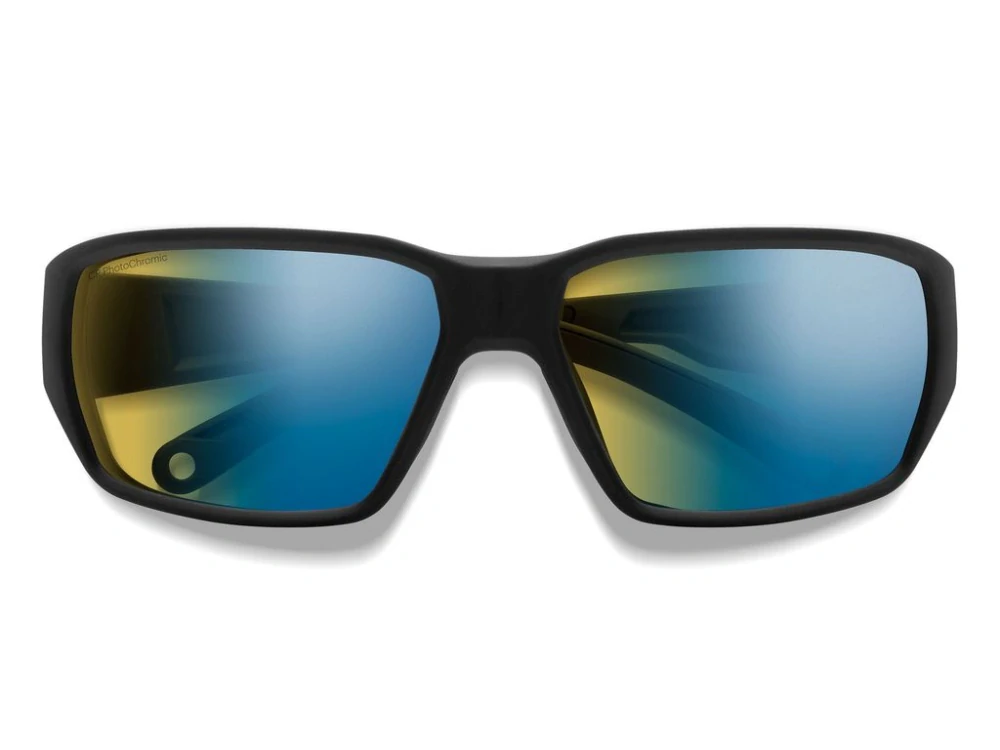 Polarizační brýle Smith Optics Hookset Matte Black Polarchromic Yellow Blue Mirror