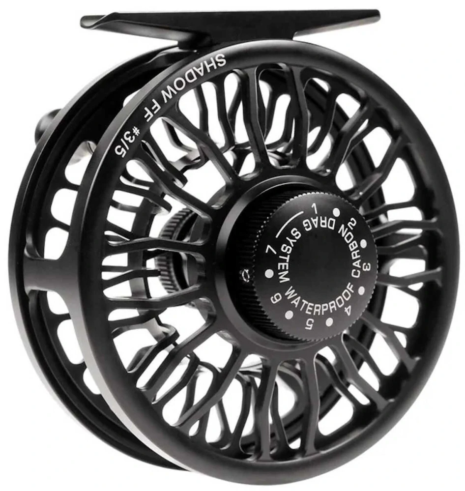 Muškařský naviják Soldarini Shadow FF Euronymph Matte Black