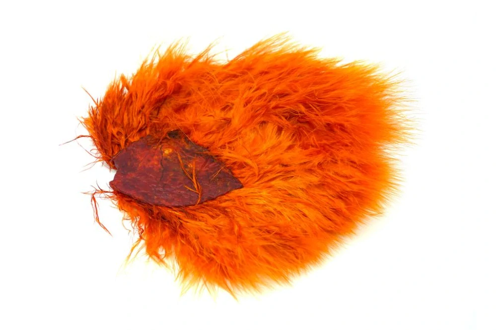Whiting Super 'Bou White dyed Burnt Orange
