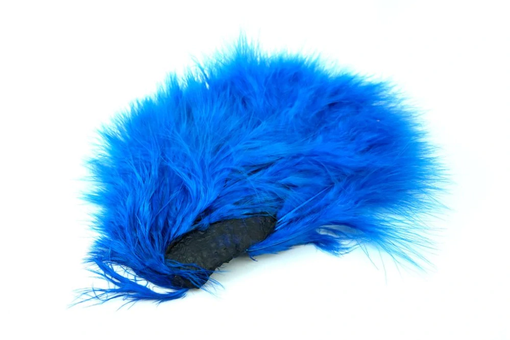 Whiting Super 'Bou White dyed Kingfisher Blue