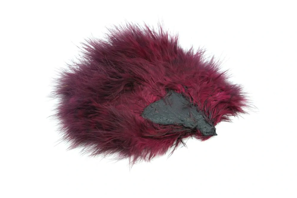 Whiting Super 'Bou White dyed Claret