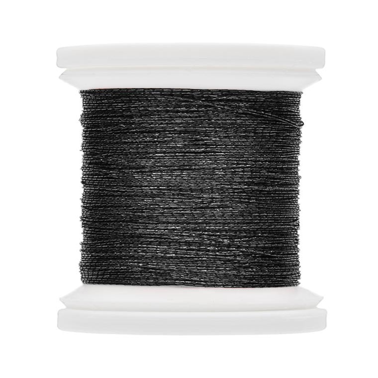 Oválná lametka Hends Oval Tinsel Black