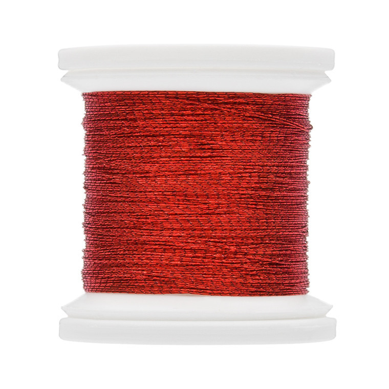Oválná lametka Hends Oval Tinsel Red
