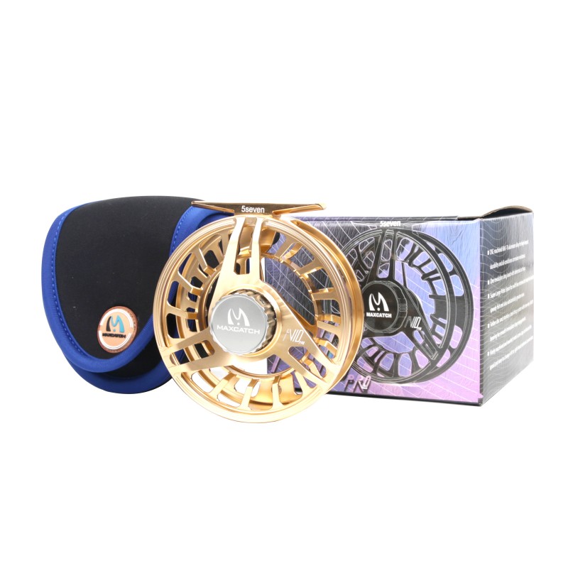 Muškařský naviják Maxcatch AVID PRO Rose Gold 3/5