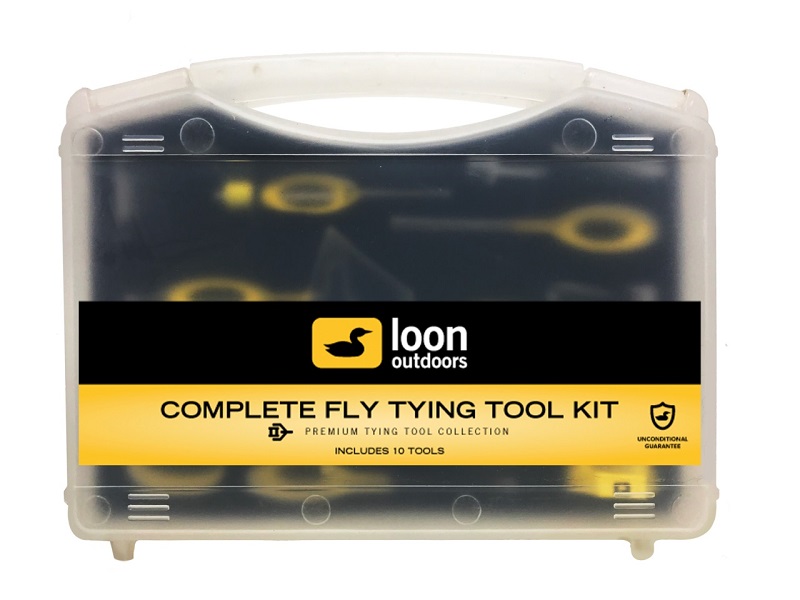 Loon Complete Fly Tying Tool Kit Yellow