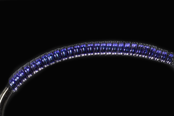 Troutline UV Ribbing Fibers Blue Violet