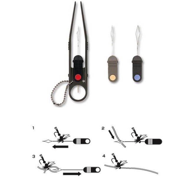 Pinzeta s navlékačem mušek C&F Design 3-in-1 Tweezer (CFA-40)
