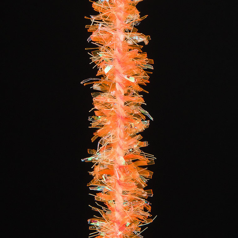 Hends Krystal Chenille Fluo Orange 6mm