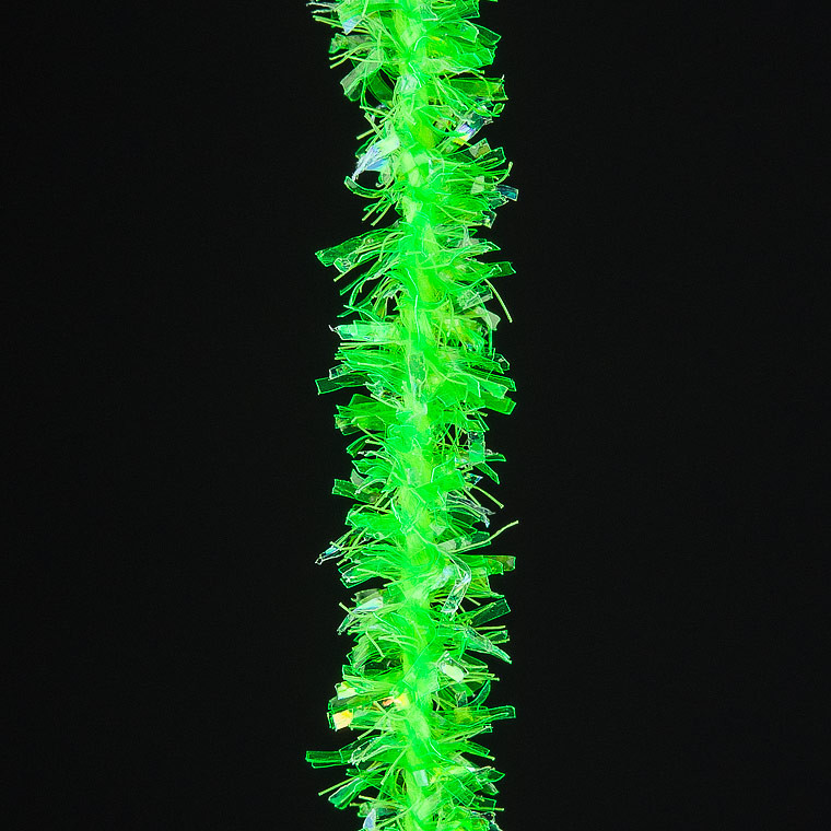 Hends Krystal Chenille Fluo Green 6mm