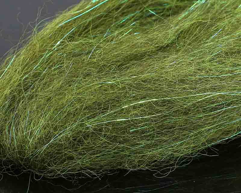 Sybai Flash Icelandic Sheep Hair Dark Olive