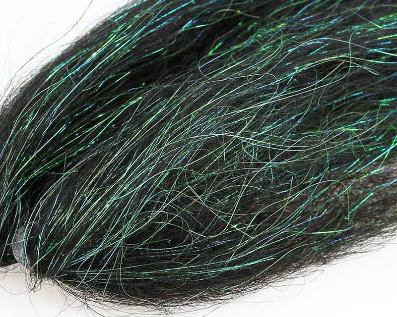 Sybai Flash Icelandic Sheep Hair Black Peacock