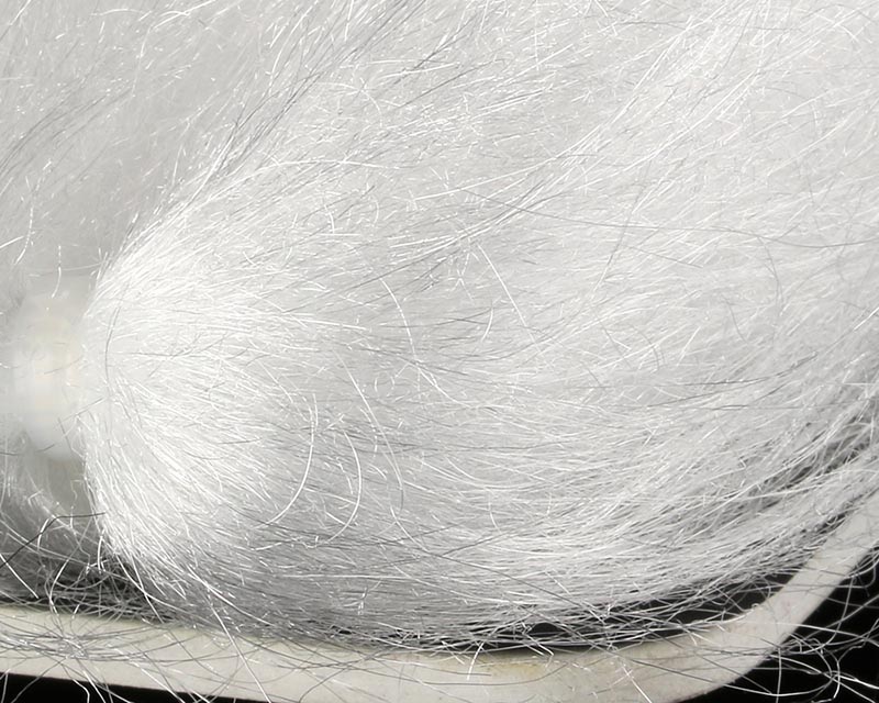 Sybai Fine Trilobal Wing Hair White