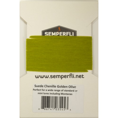 Semperfli Suede Chenille 1mm Golden Olive