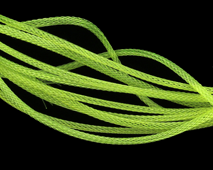 Sybai Braided Tubing Micro Fluo Yellow 2m
