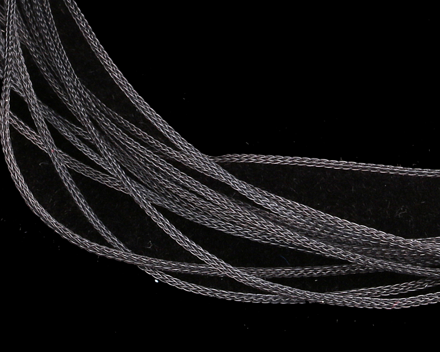 Sybai Braided Tubing Micro Black 2m