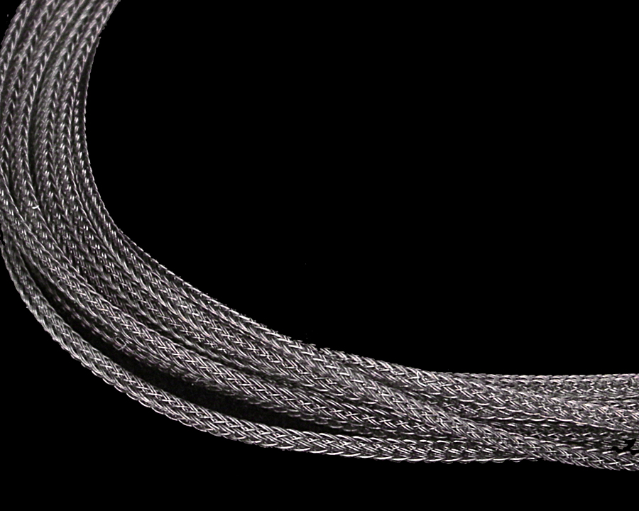 Sybai Braided Tubing Large Grey 2m