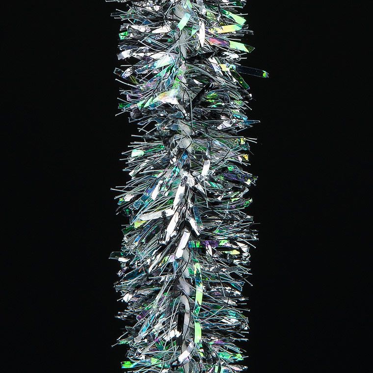 Hends Tinsel Chenille Silver/Pearles 6mm