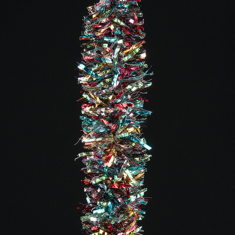 Hends Tinsel Chenille Multicolor Red 6mm