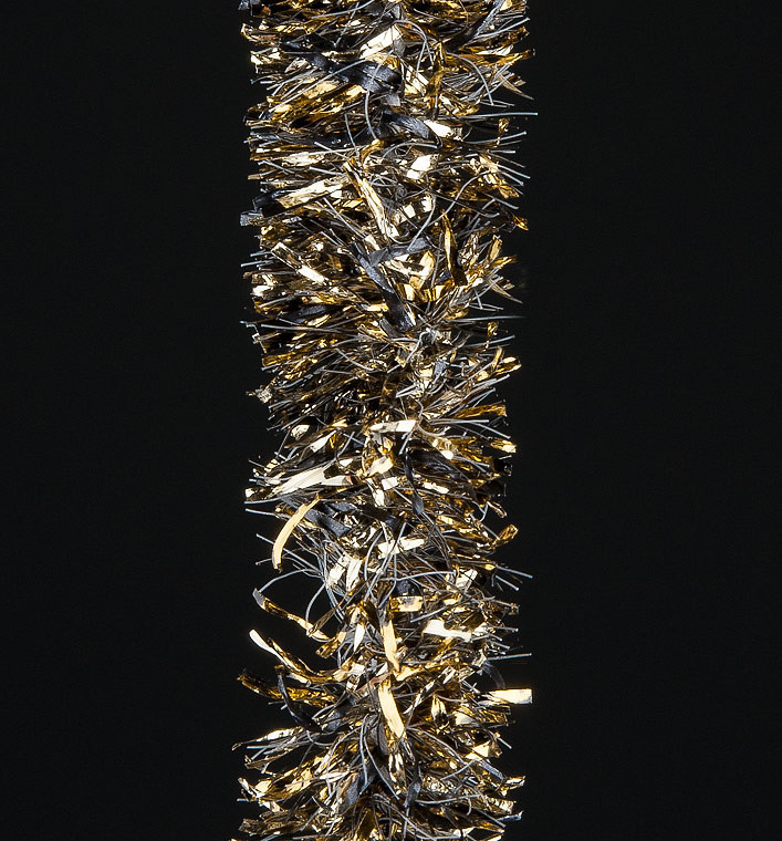 Hends Tinsel Chenille Gold/Black 4mm
