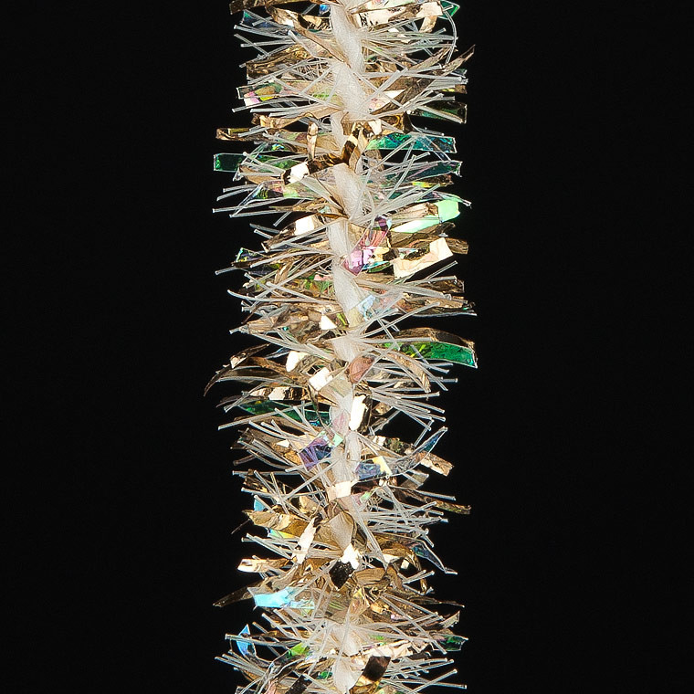 Hends Tinsel Chenille Gold/Pearl 6mm