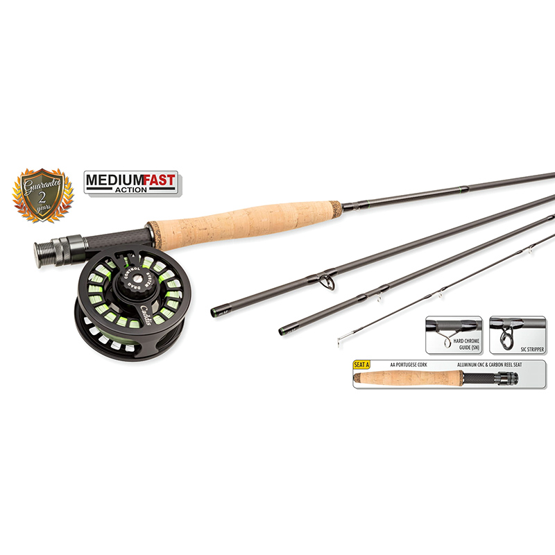 Muškařský set Traper Caddis Fly Set 9'0" #6