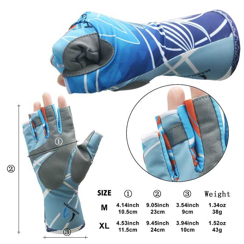 Letní rukavice Maxcatch Anti-UV Sun Protection